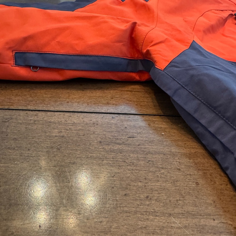 The North Face Bright Orange and Dark Gray Jacket - Picture 9 of 14